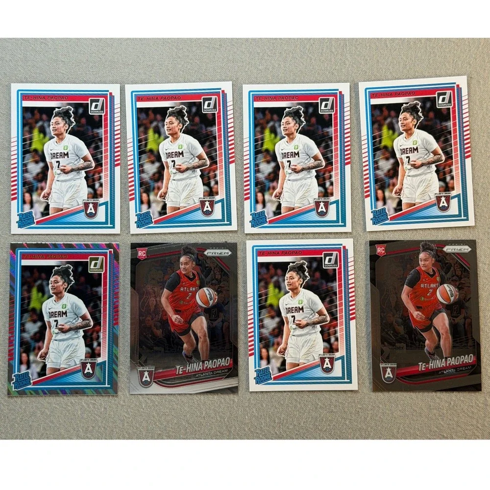 2025 Panini Te-Hina Paopao WNBA RC 8 Card Lot Donruss Prizm Holo Dream